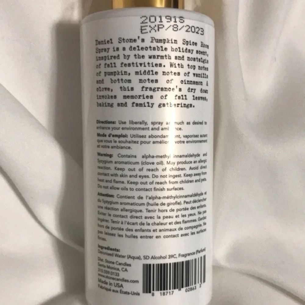 Daniel stone pumpkin spice room spray